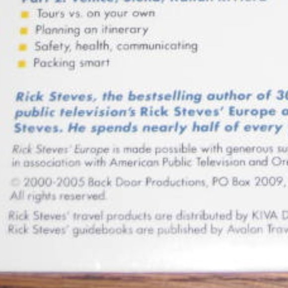 Rick Steves Travel Skills DVD NEW Sealed Unopened - Picture 6 of 6
